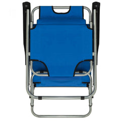 320389 Transat 2 en 1 inclinable et pliable Onshore textilène et métal