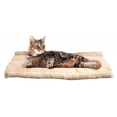 Tunnel en peluche pour chat et chien transformable en tapis