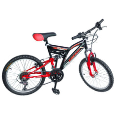 Vélo 20" ROCKIN BIAMMORTIZZAT 2 freins et vitesse Shimano 12 Vel BKT BTB20