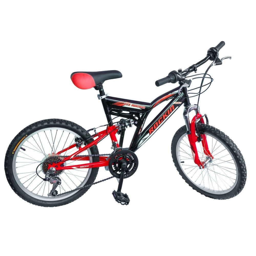 Vélo 24 "ROCKIN BIAMMORTIZZAT 2 freins et 12 vitesse shimano Vel BKT BTB24