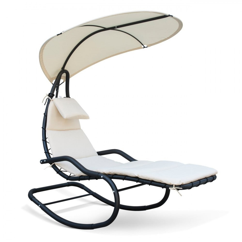 Fauteuil de jardin suspendu KELLY avec coussin et parasol