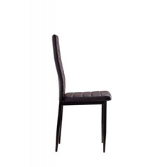 6 chaises design moderne PENNY Assise rembourrée en cuir écologique 41x45x98,5cm