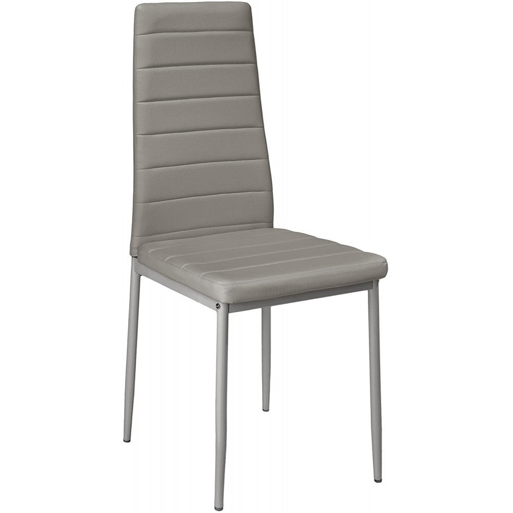 4 chaises design moderne PENNY Assise rembourrée en cuir écologique 41x45x98,5cm