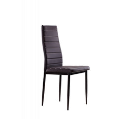 4 chaises design moderne PENNY Assise rembourrée en cuir écologique 41x45x98,5cm