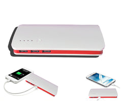 Power Bank - Batterie externe - 3 ports 14 x 6.5 x1.5 cm - batterie portable USB