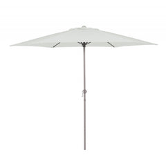 334002 Parasol rond diamètre 270 cm 6 barres avec manivelle