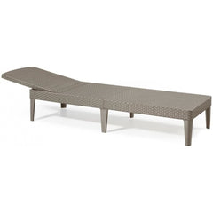 Transat en résine CAPIPUCCINO JAIPUR 187x58 h29 cm Mobilier de jardin