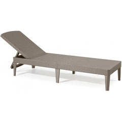 Transat en résine CAPIPUCCINO JAIPUR 187x58 h29 cm Mobilier de jardin