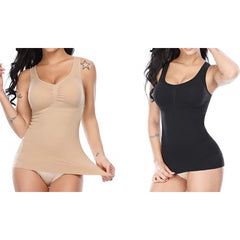Débardeur / Corset décolleté effet minceur Gagnez jusqu'à 1 taille