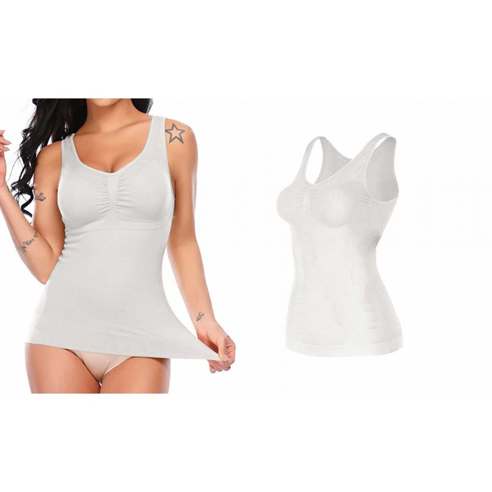 Débardeur / Corset décolleté effet minceur Gagnez jusqu'à 1 taille