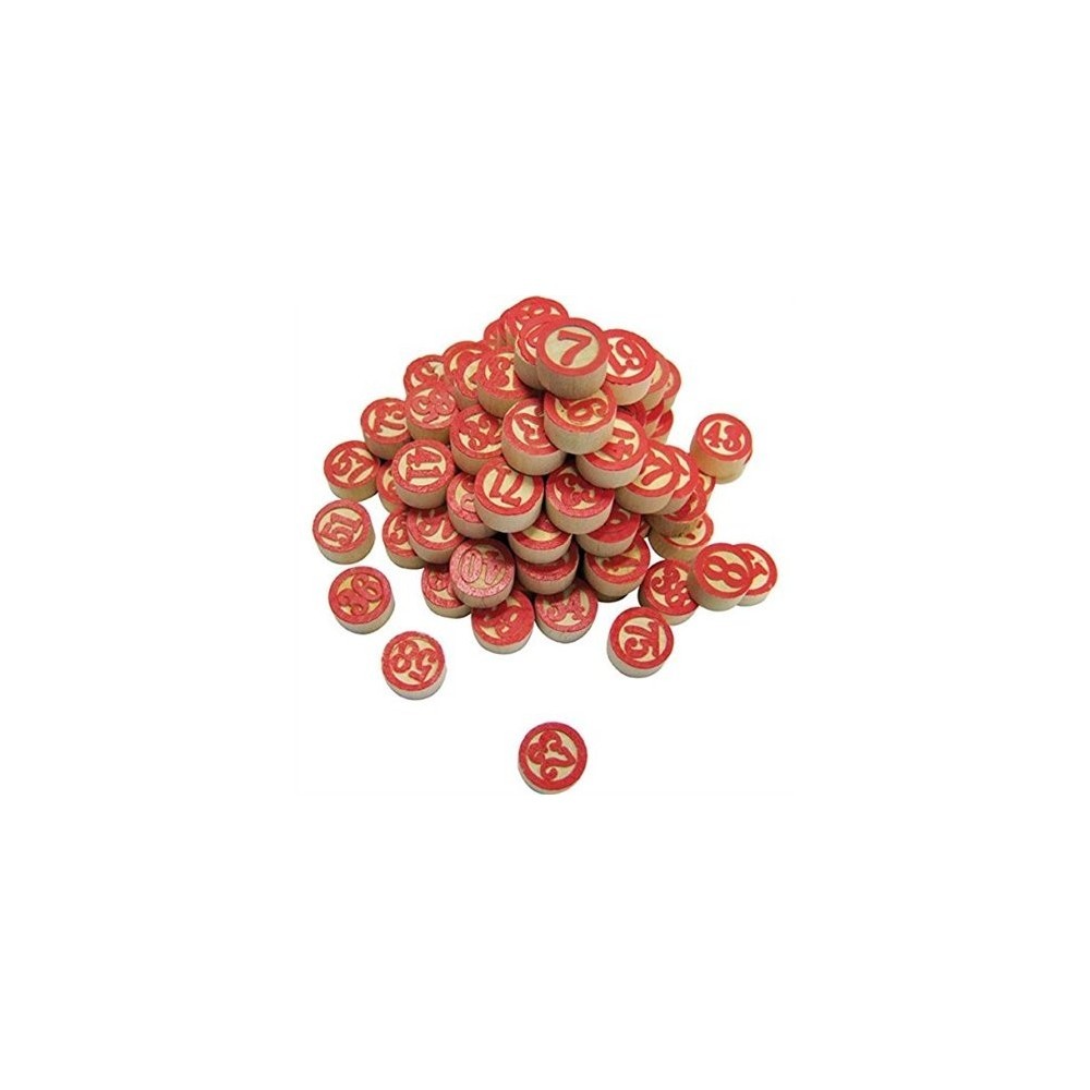221439 Tombola napolitaine 48 cartes Panier en osier et panneau de numéros
