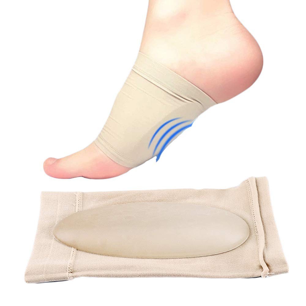 Pack 2 coussinets en gel pour soulager la douleur au pied (dû au pied plat)