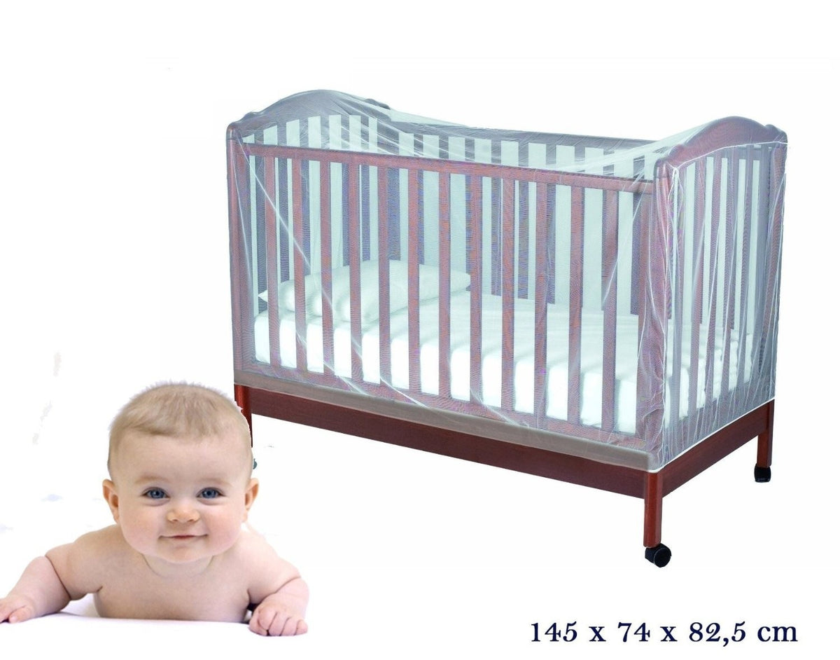 Moustiquaire - rideau universelle pour lit de bébé / parc bébé 145x74x82,5cm