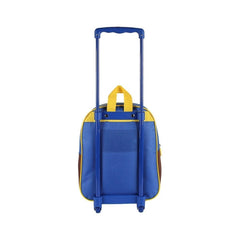 21-1606 CHASE Sac à dos scolaire 3D à roulettes Bleu 25x31x10 cm CHASE
