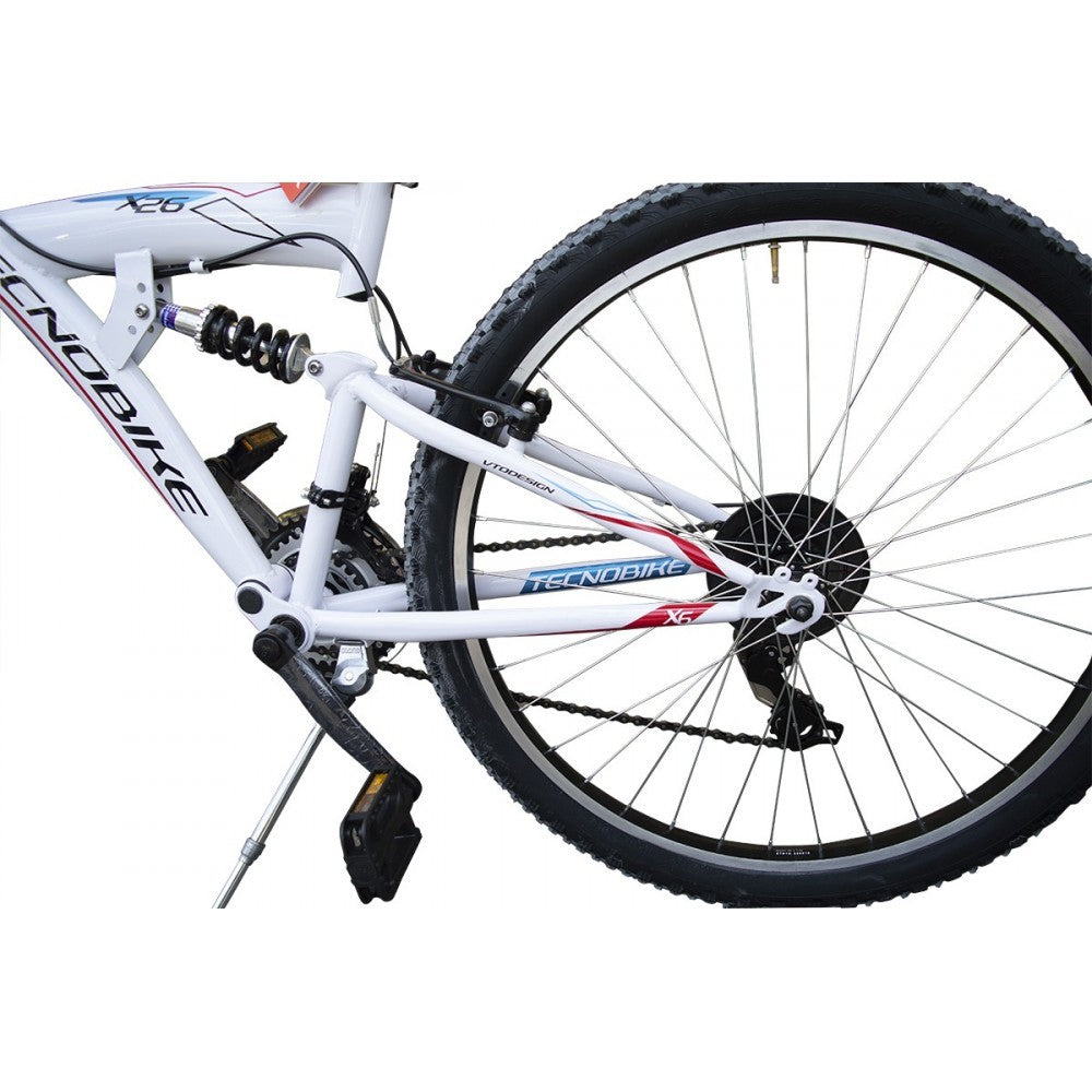 TECNOBIKE NSR 26" VÉLO MODÈLE X6 PLEIN VTT ART. 722 Amorti H52