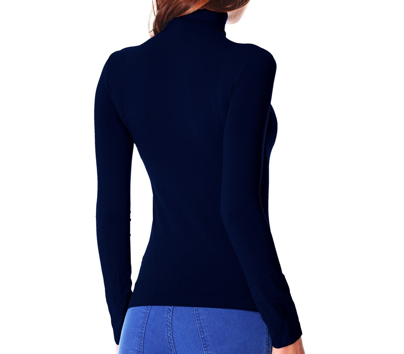 VKA22 Pack 5 mailles col roulé thermiques avec intérieur molletonné ass. Miriam