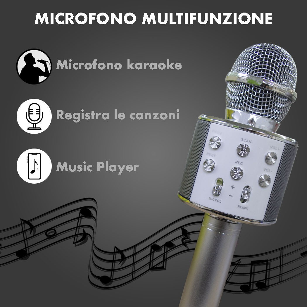 Micro sans fil hifi Speaker 812855 enregistre et écoute vos chansons