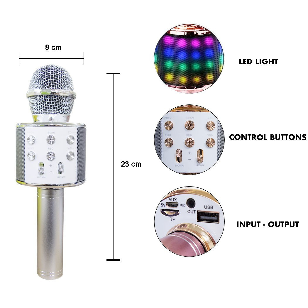 Micro sans fil hifi Speaker 812855 enregistre et écoute vos chansons
