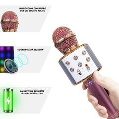 Micro sans fil hifi Speaker 812855 enregistre et écoute vos chansons