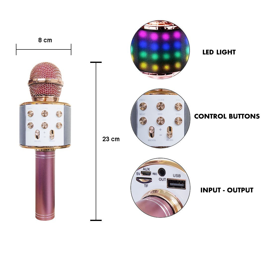 Micro sans fil hifi Speaker 812855 enregistre et écoute vos chansons