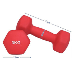 Guidon en néoprène de 3kg 176763 entraînement maison de gym jogging