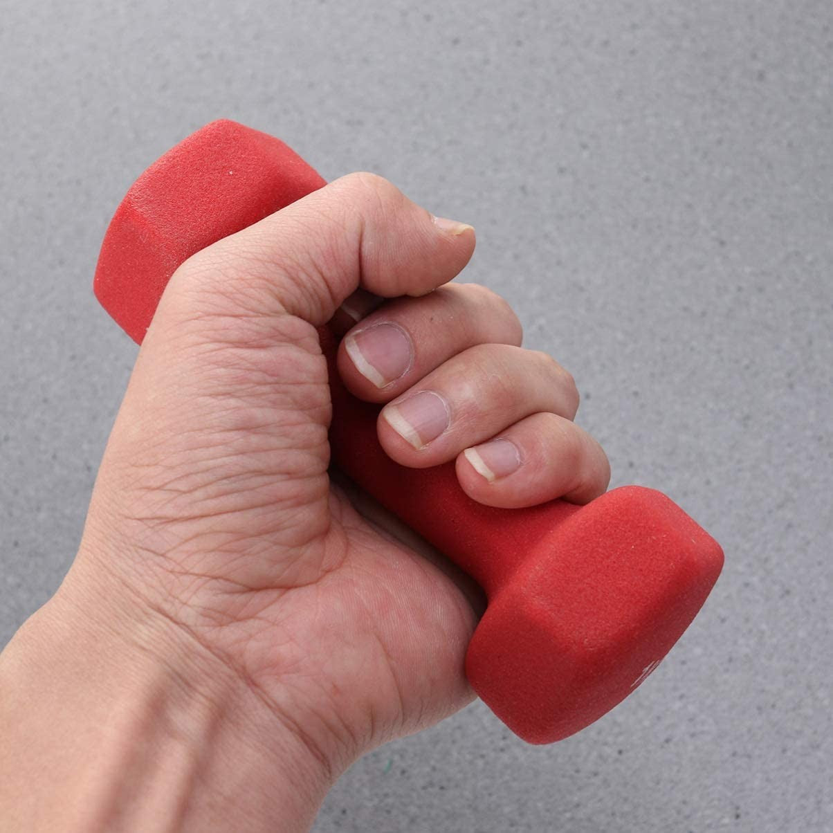 Guidon en néoprène de 1kg 176732 entraînement maison de fitness jogging