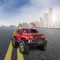 Voiture électrique enfants Jeep 4x4 extérieur 12V MP3 87510 USB télécommande