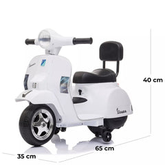 Mini Vespa Officiel Piaggio PX 150 Moto LT913 Électrique Jouet Enfants 6V