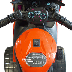 Moto électrique enfants ARROW 6V 4ah B39330 contrôle au pied lumières et sons