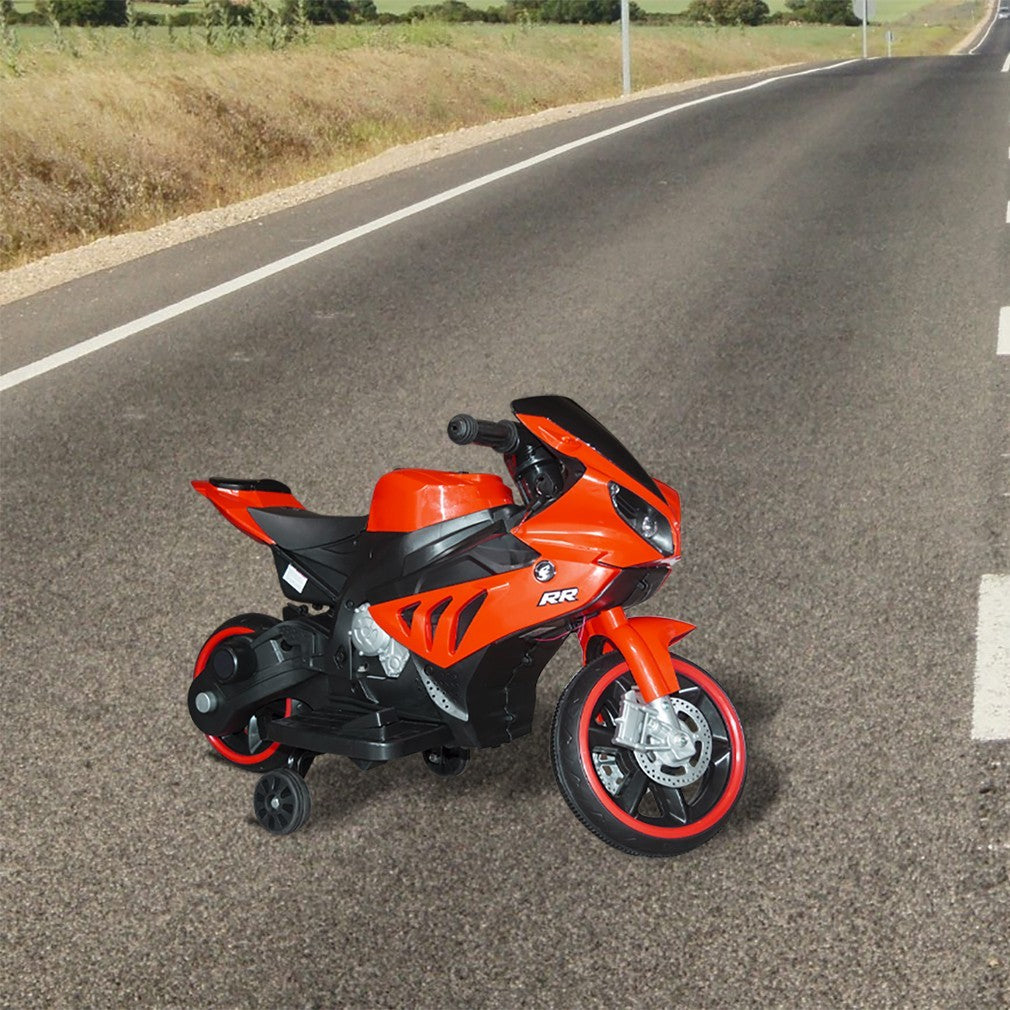 Moto électrique enfants ARROW 6V 4ah B39330 contrôle au pied lumières et sons