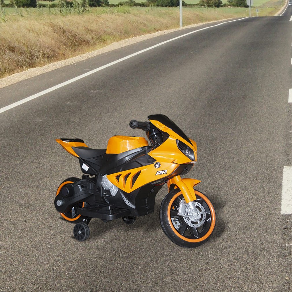 Moto électrique enfants ARROW 6V 4ah B39330 contrôle au pied lumières et sons