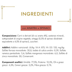 Purina Gourmet gold mousse 046933 avec épinards et canard 85 gr pour votre chat