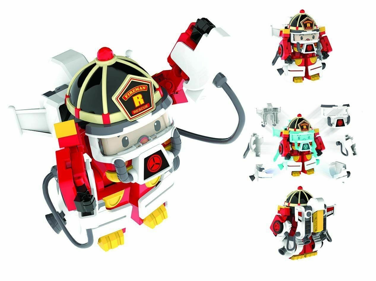 Robocar Poli Roy astronaute 833130 véhicule transformable 3 en 1
