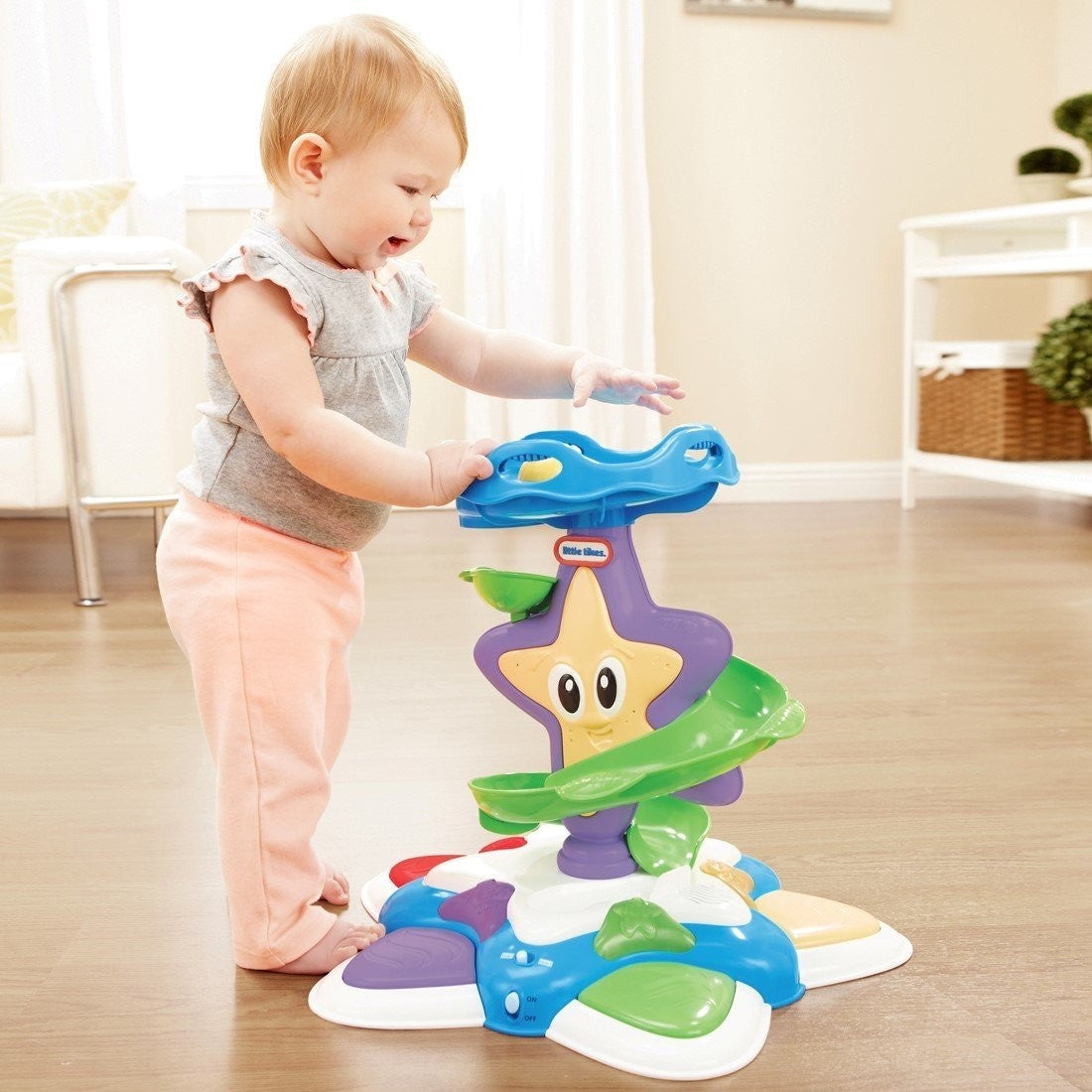 Petit Tikes Étoile de mer colorée 638602 avec entrejambe à la base, spiraleeurs