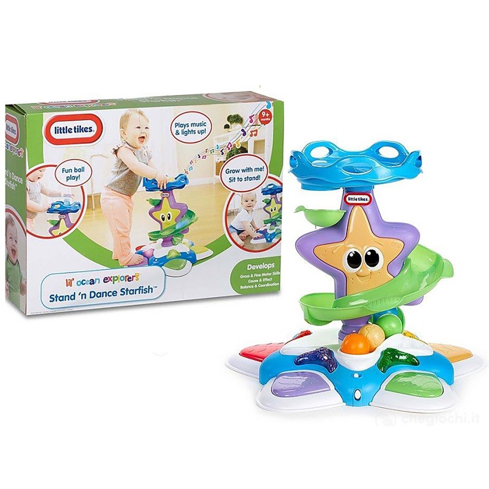 Petit Tikes Étoile de mer colorée 638602 avec entrejambe à la base, spiraleeurs