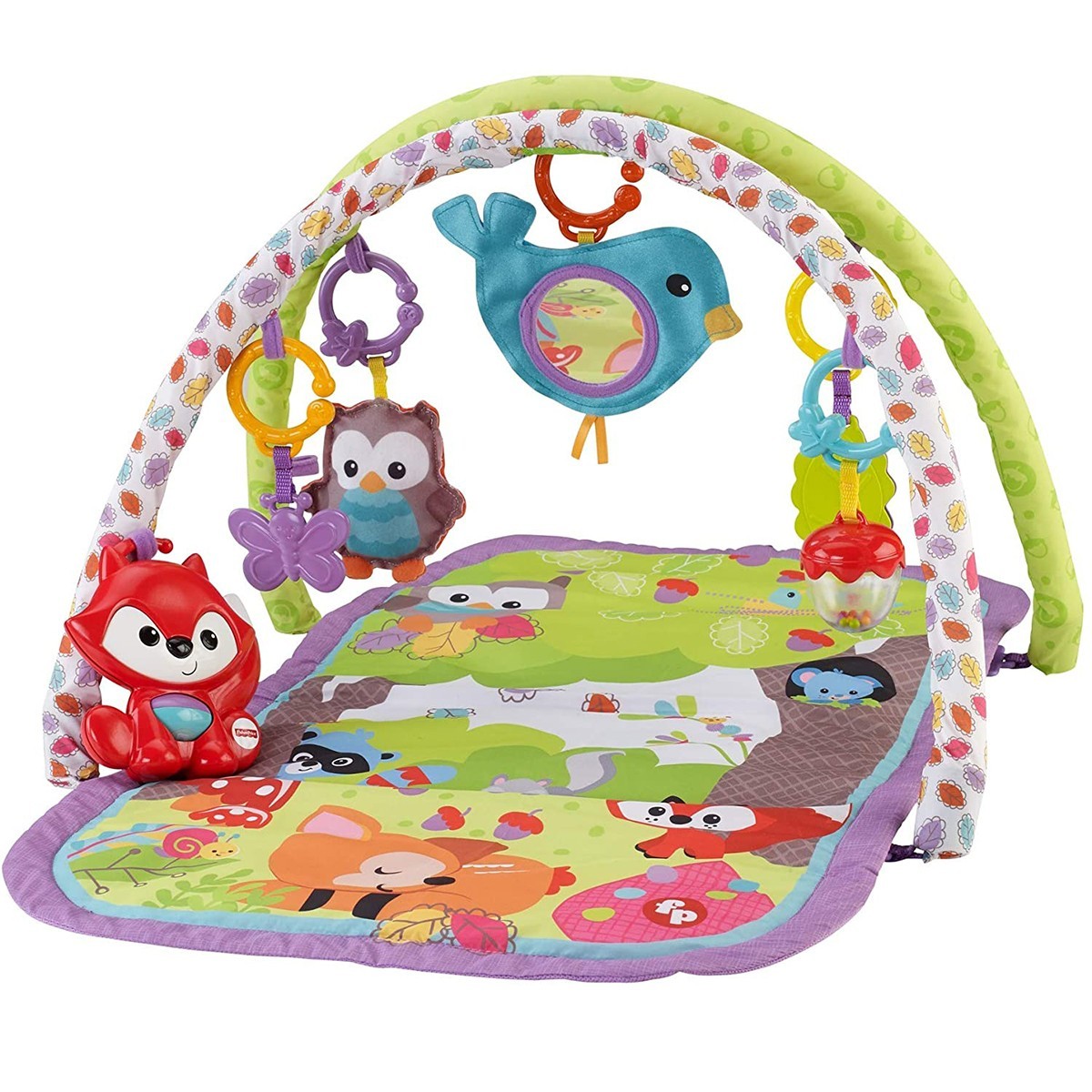 Fisher Price 328127 tapis de gymnastique 3en1 avec cordes et activités musicales
