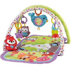 Fisher Price 328127 tapis de gymnastique 3en1 avec cordes et activités musicales