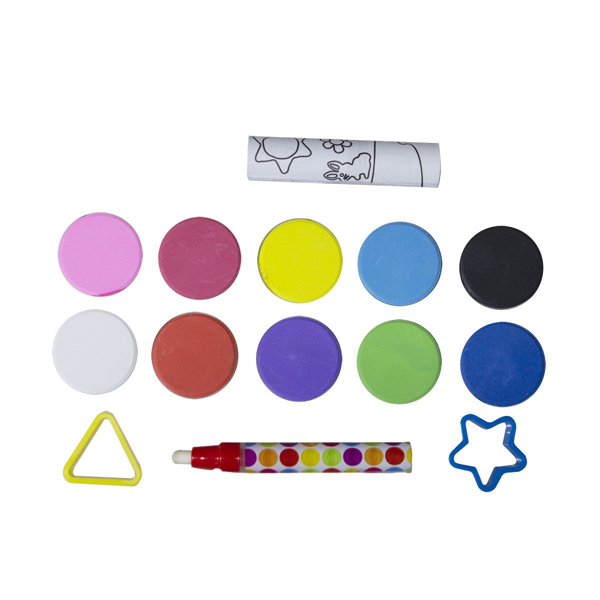 Play Doh&Paint activity set 034843 avec formes, marqueurs et des bacs éducatifs