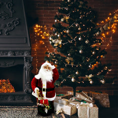 Santa Claus décoration avec sac cadeau 80cm 900652 musique lumières et mouvement