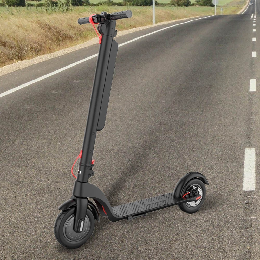 Scooter électrique T9 FAT pliable roue 9" FAT frein à disque 8,8 Ah NOIR