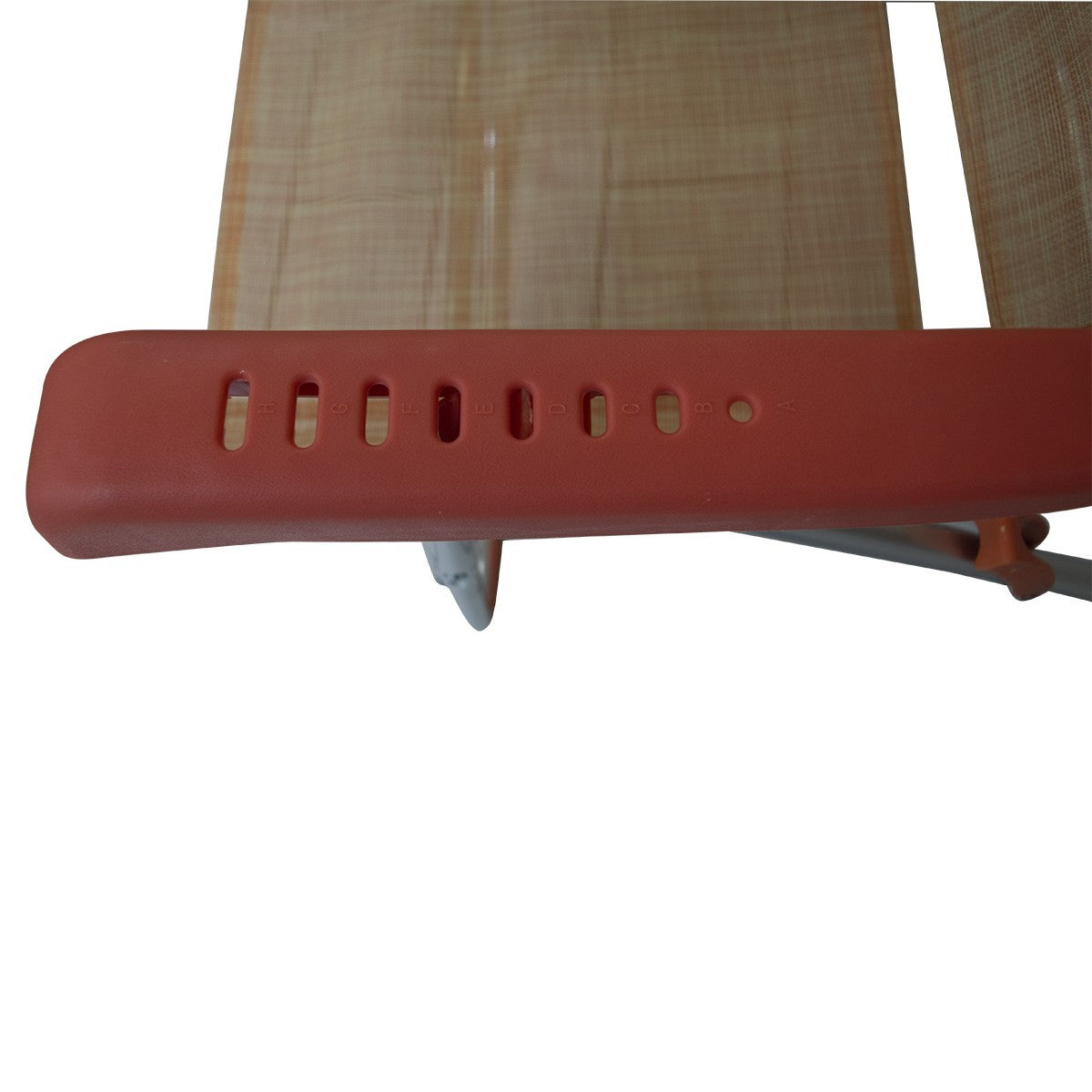 Couple Chaises longues 379530 inclinable 8 positions tube 22mm aluminium Orange