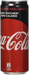 COCA COLA ZERO Pack économique 24 canettes 33 cl. 0 calories