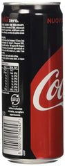 COCA COLA ZERO Pack économique 24 canettes 33 cl. 0 calories