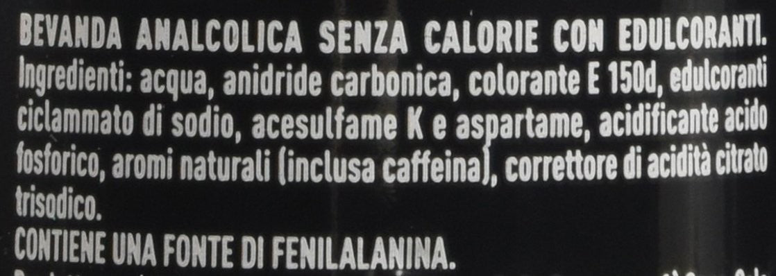 COCA COLA ZERO Pack économique 24 canettes 33 cl. 0 calories