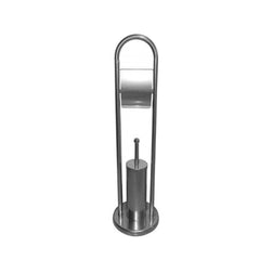 Felicia Porte Rouleau - Porte brosse toilette 136002 de 22 x 81 cm ARGENT