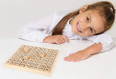 CIGIOKI Apprendre les tables de multiplication 193532 Jeu pour enfants 17x17 cm