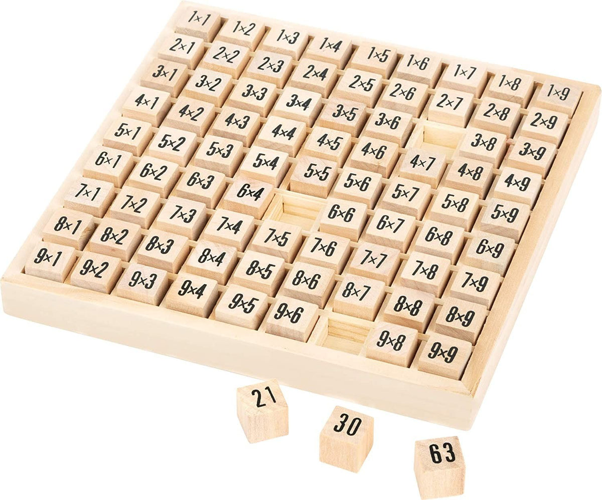 CIGIOKI Apprendre les tables de multiplication 193532 Jeu pour enfants 17x17 cm