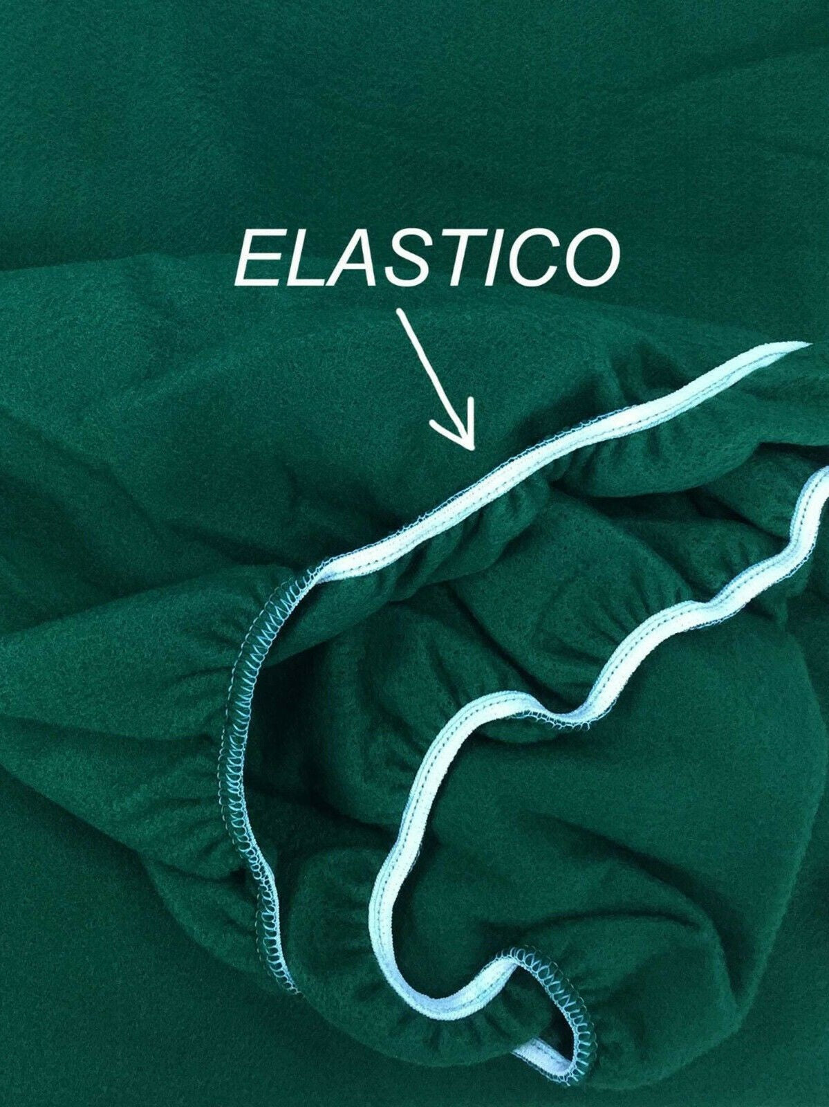 Tissu de table pour le jeu Poker 343926 vert avec élastique 140 x 180 cm