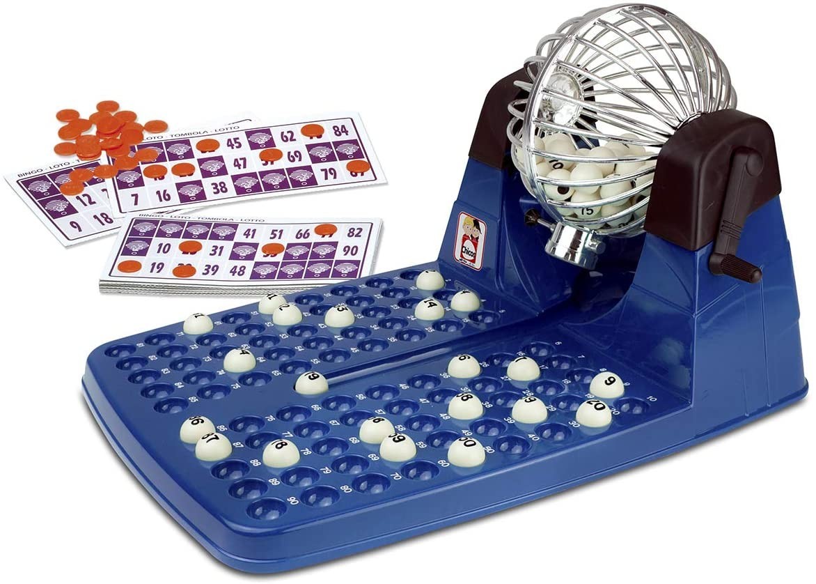 Jeu de société 556276 BINGO LOTTO 90 numéros 48 dossiers tourne chance