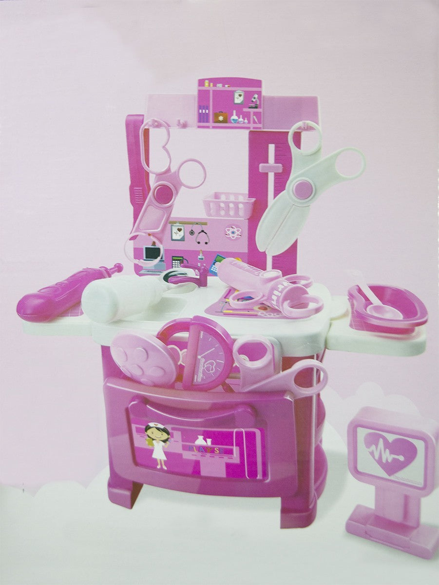Set docteur avec accessoires 511312 pour enfants 28,5x28,5 cm premiers soins
